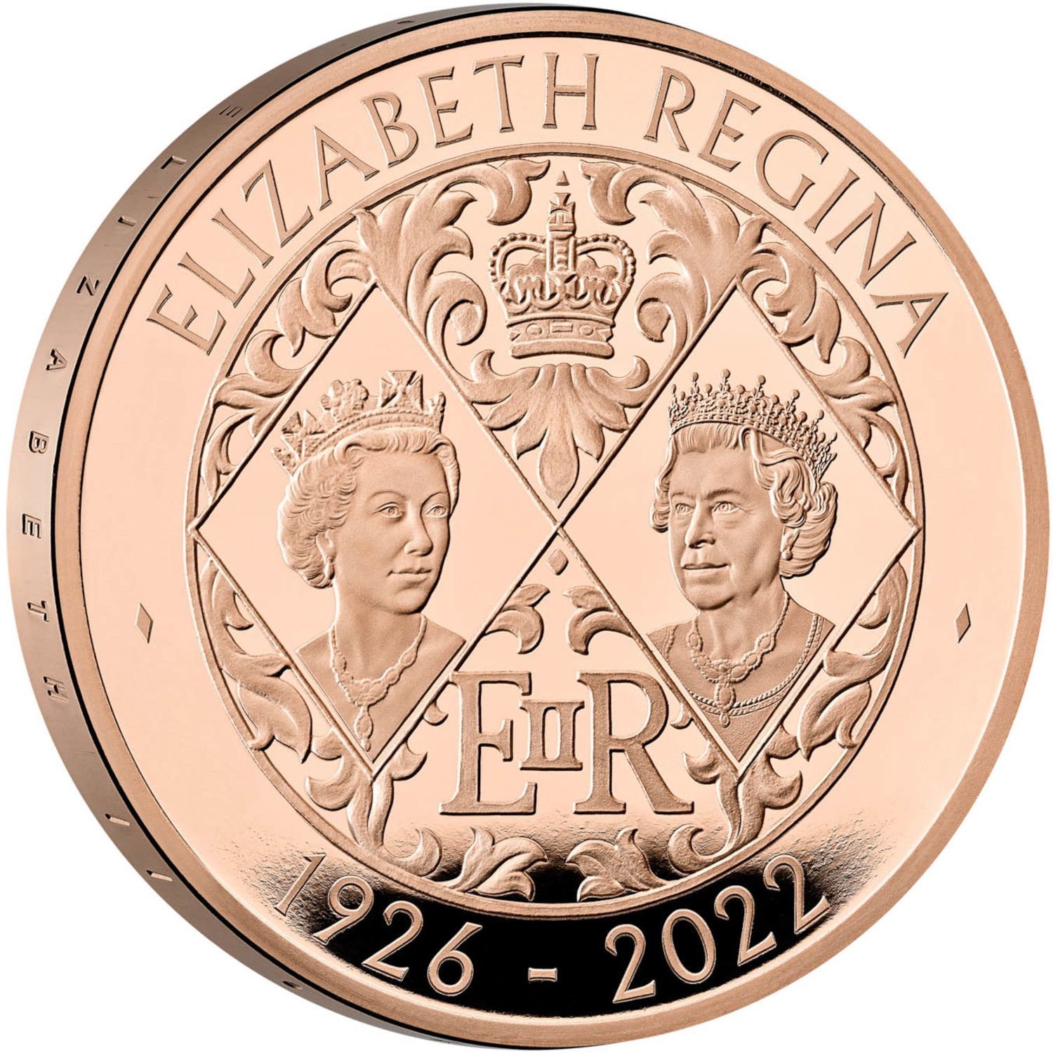 5 Pounds - Charles III Life and legacy of the Queen; Gold Proof reverse