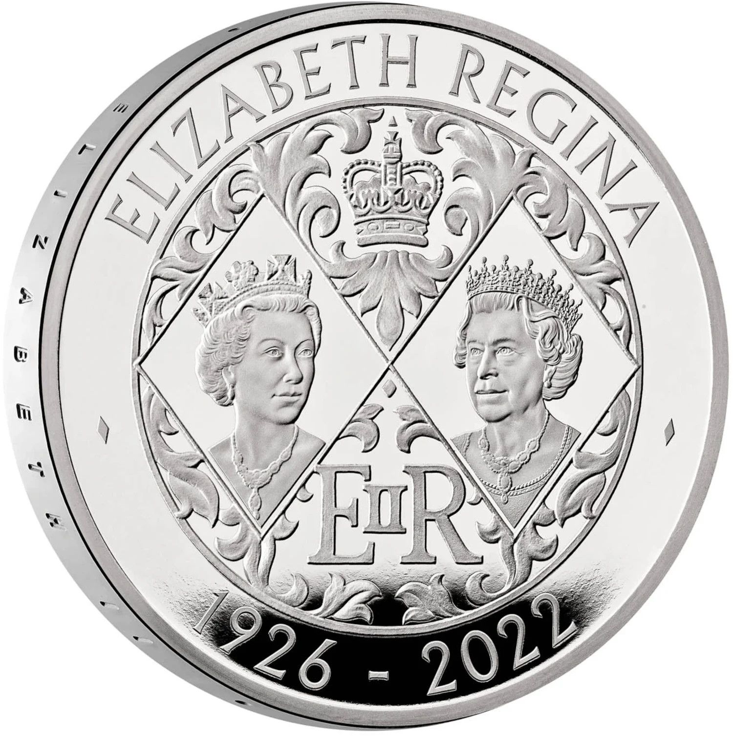 5 Pounds - Charles III Life and legacy of the Queen; Silver Proof reverse