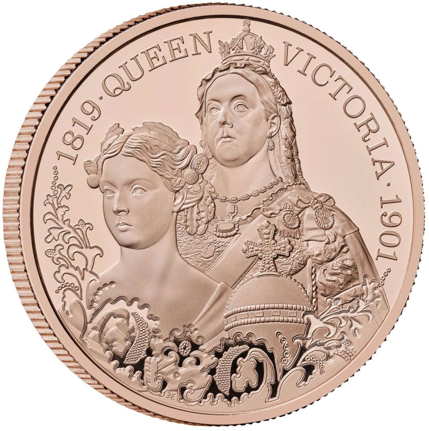 5 Pounds - Charles III Life of Queen Victoria; Gold Proof reverse