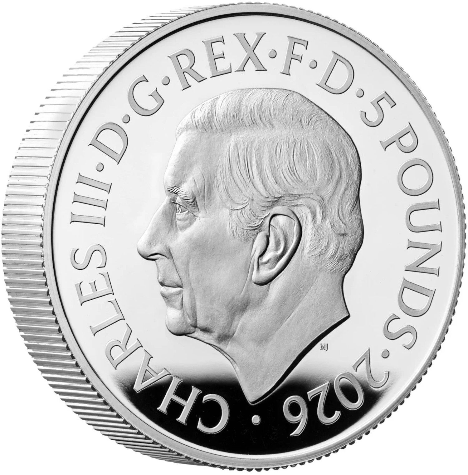 5 Pounds - Charles III Life of Queen Victoria; Silver Piedfort obverse