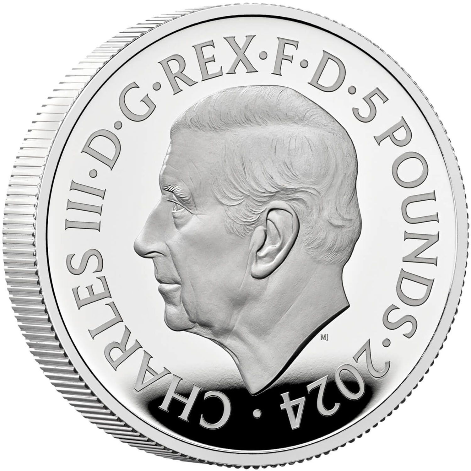 5 Pounds - Charles III Little John; Silver Proof obverse