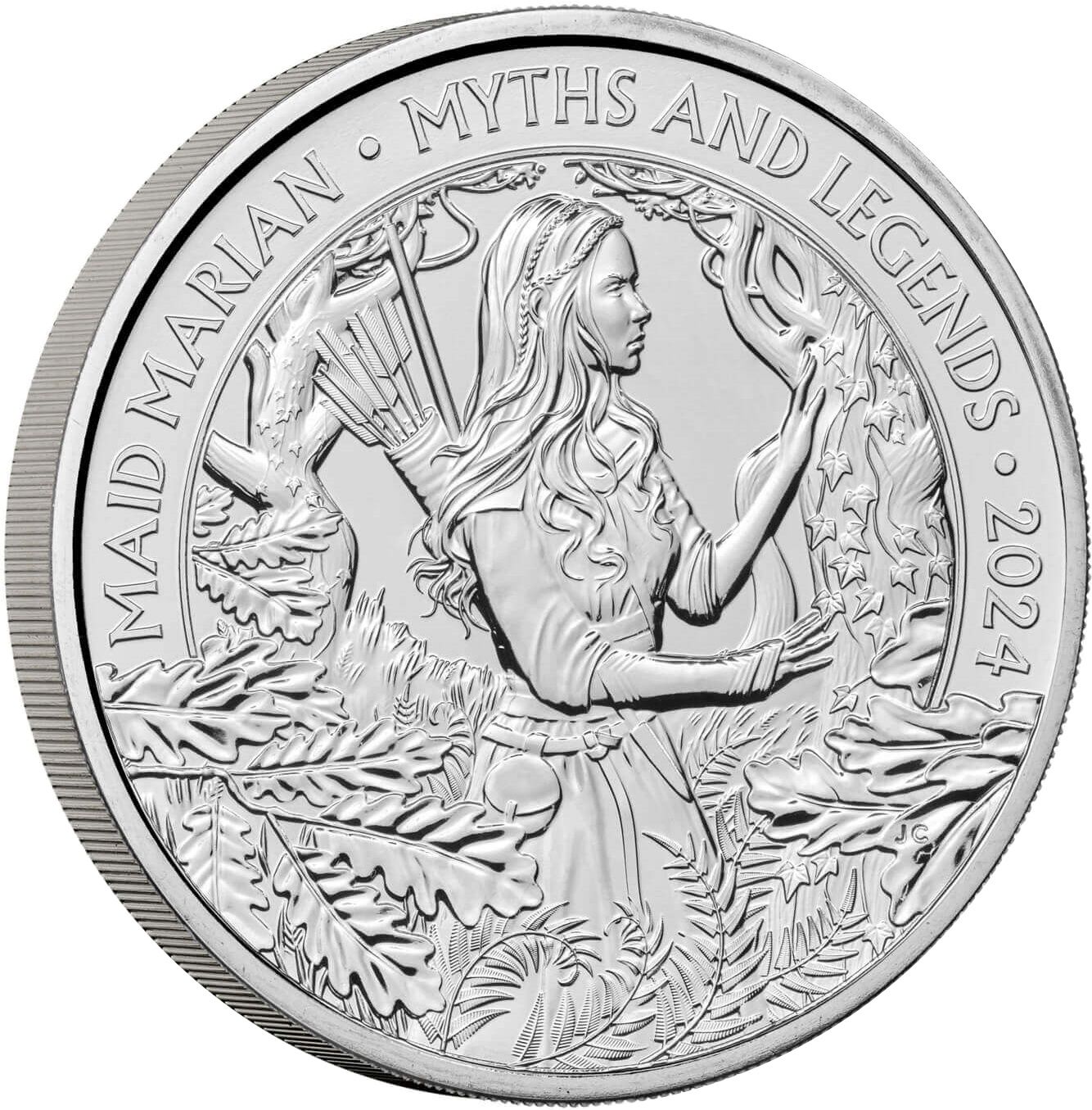 5 Pounds - Charles III Maid Marian reverse