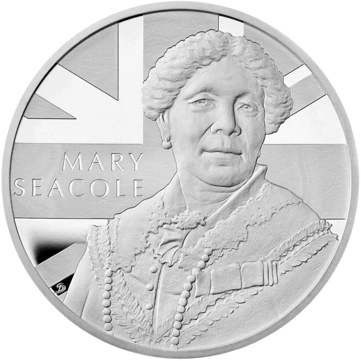 5 Pounds - Charles III Mary Seacole; Silver Piedfort