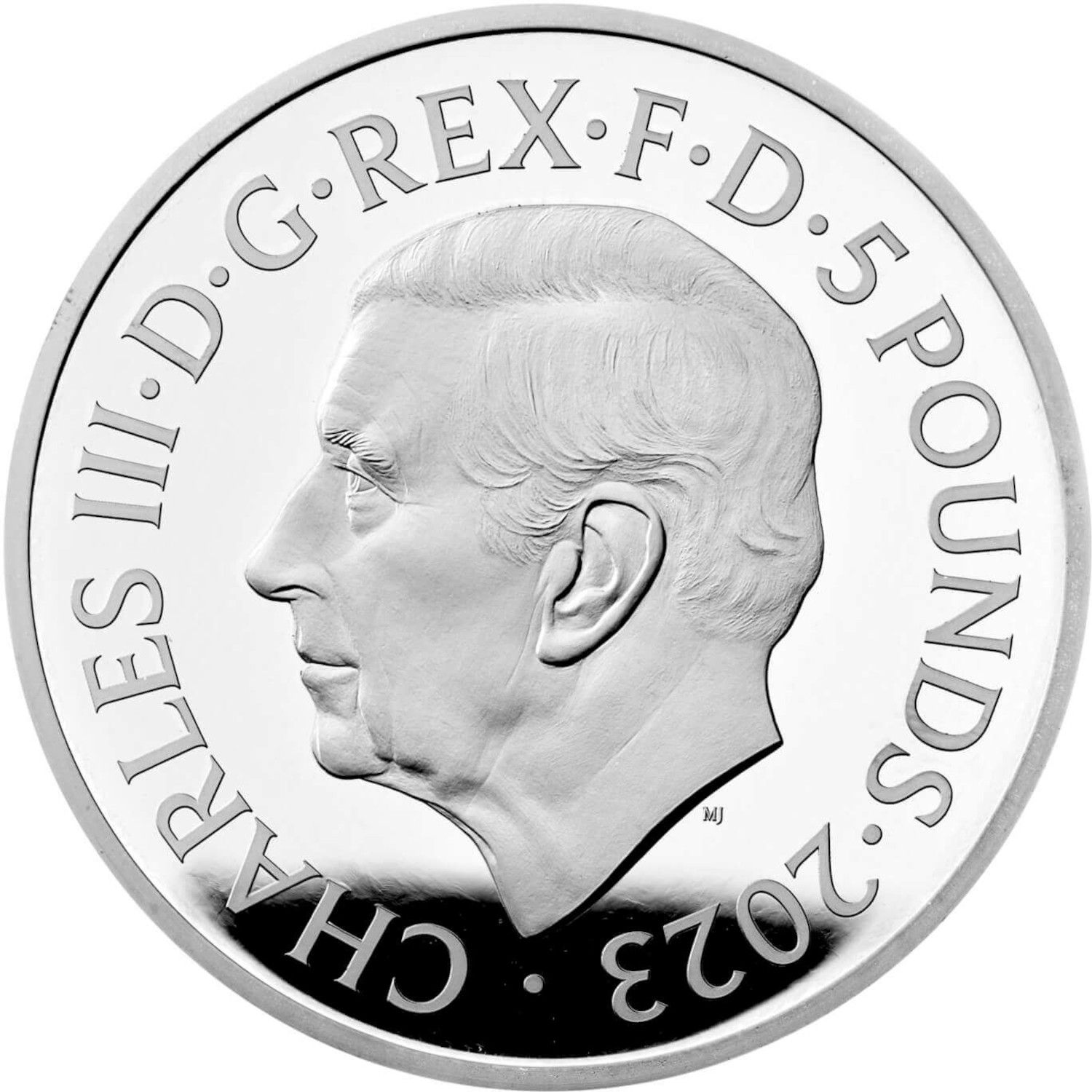 5 Pounds - Charles III Mary Seacole; Silver Proof obverse