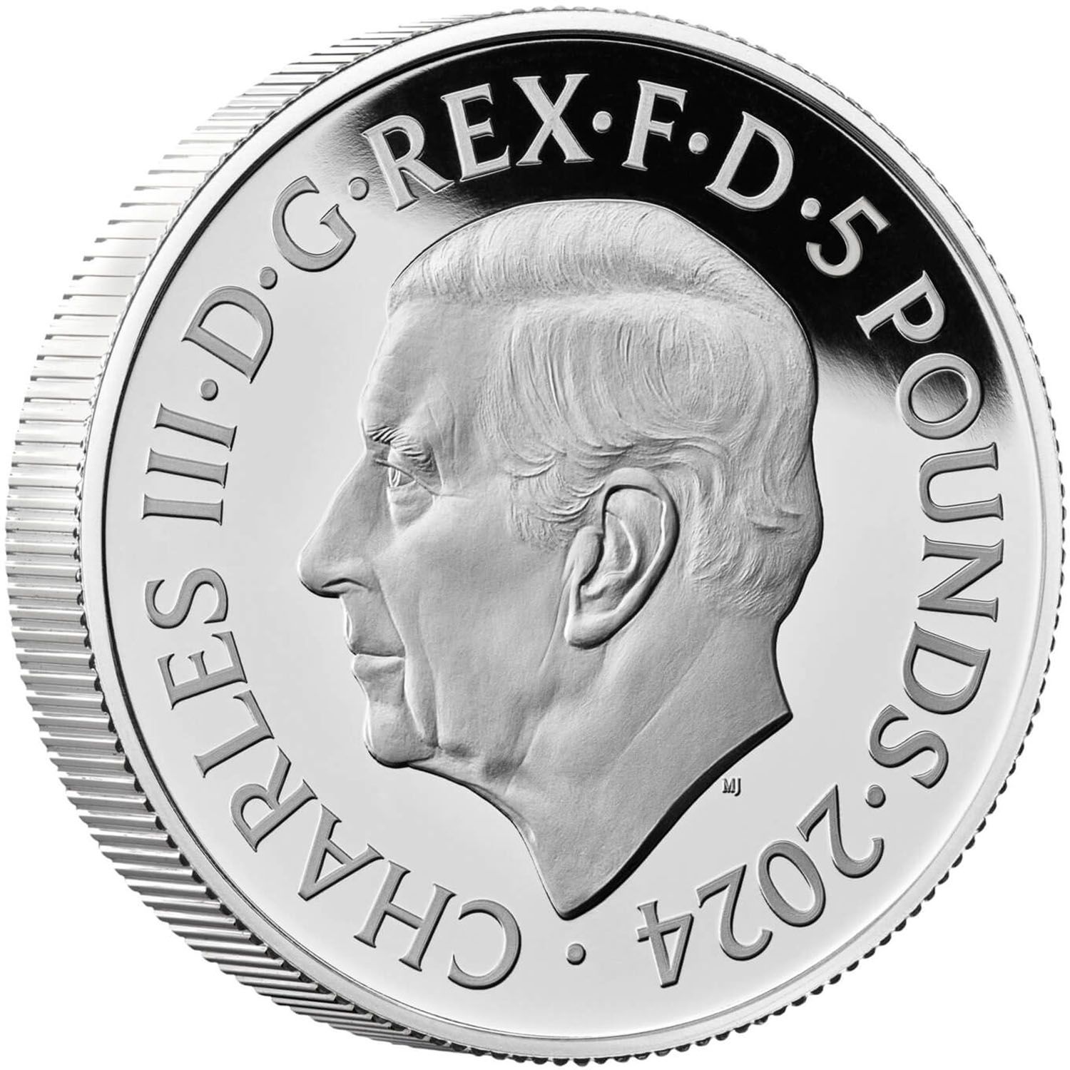 5 Pounds - Charles III Paul McCartney; Silver Proof obverse