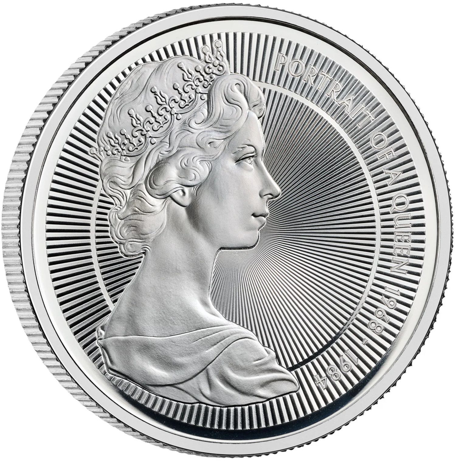 5 Pounds - Charles III Queen Elizabeth II: The Arnold Machin Portrait; Silver Proof