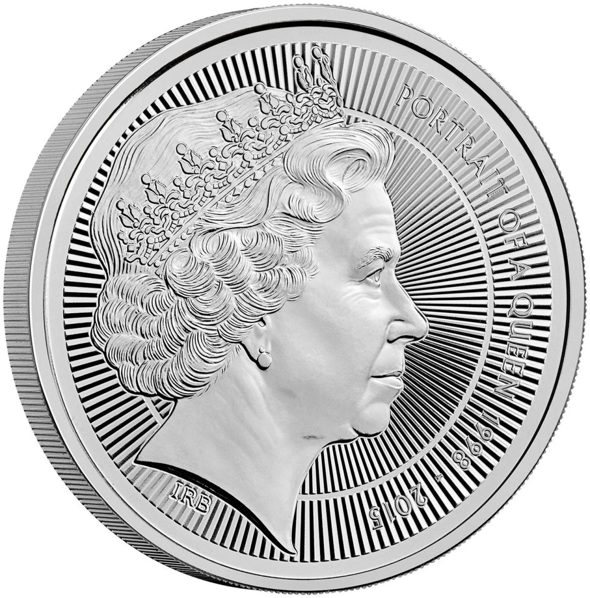 5 Pounds - Charles III Queen Elizabeth II: The Ian Rank-Broadley Portrait reverse