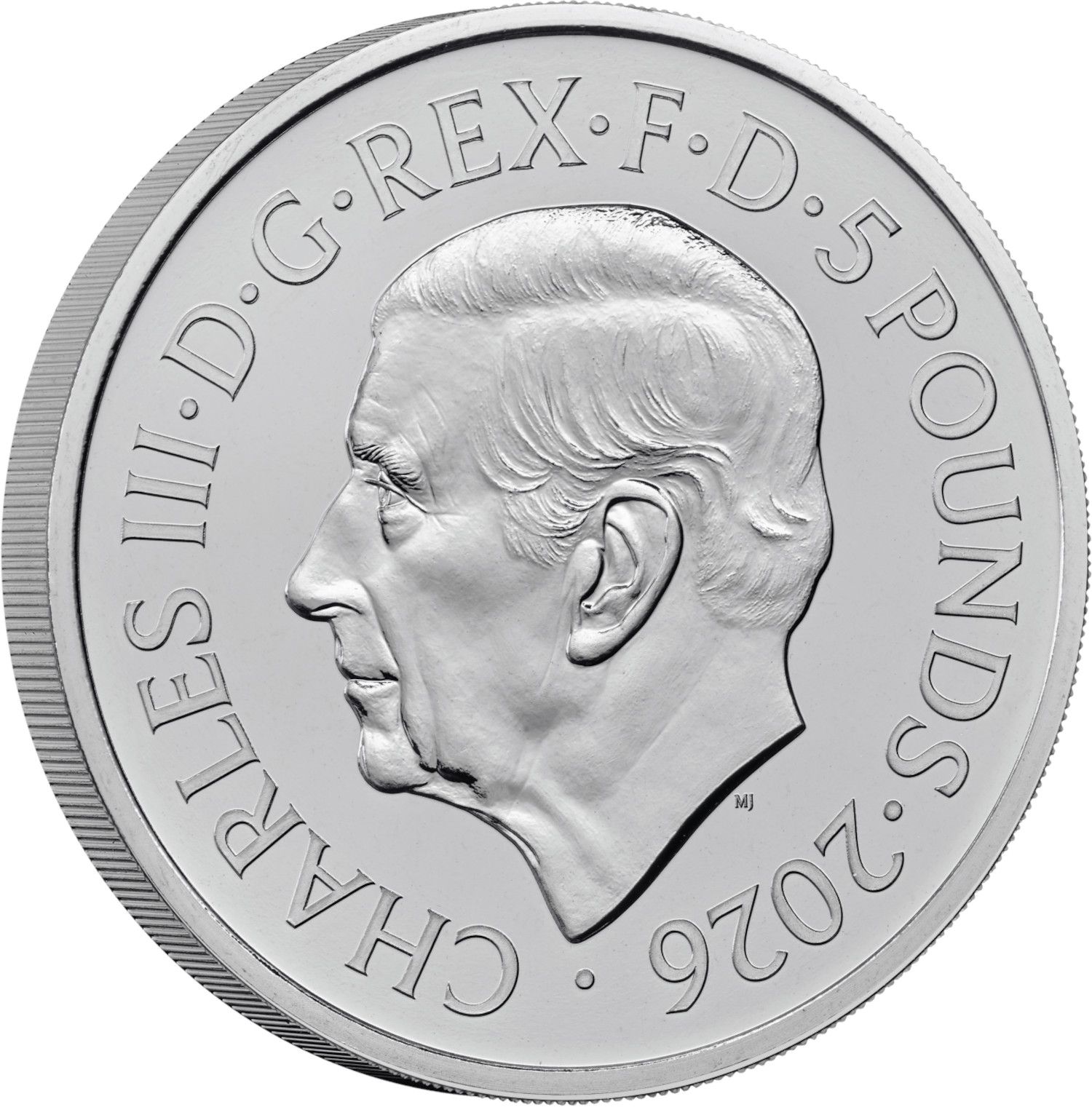 5 Pounds - Charles III Queen's Lion obverse
