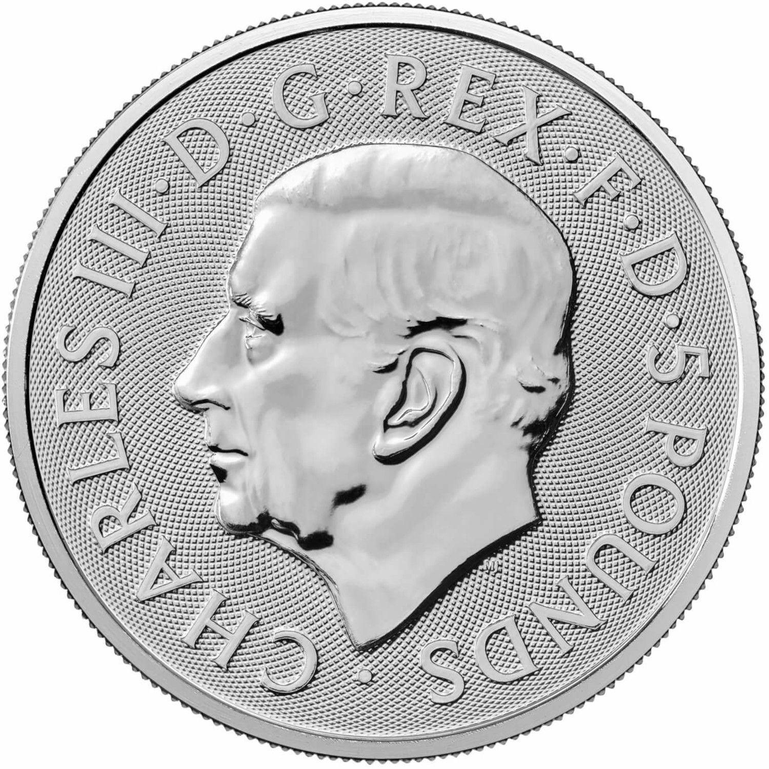 5 Pounds - Charles III Queen's Lion; 2oz Fine Silver obverse