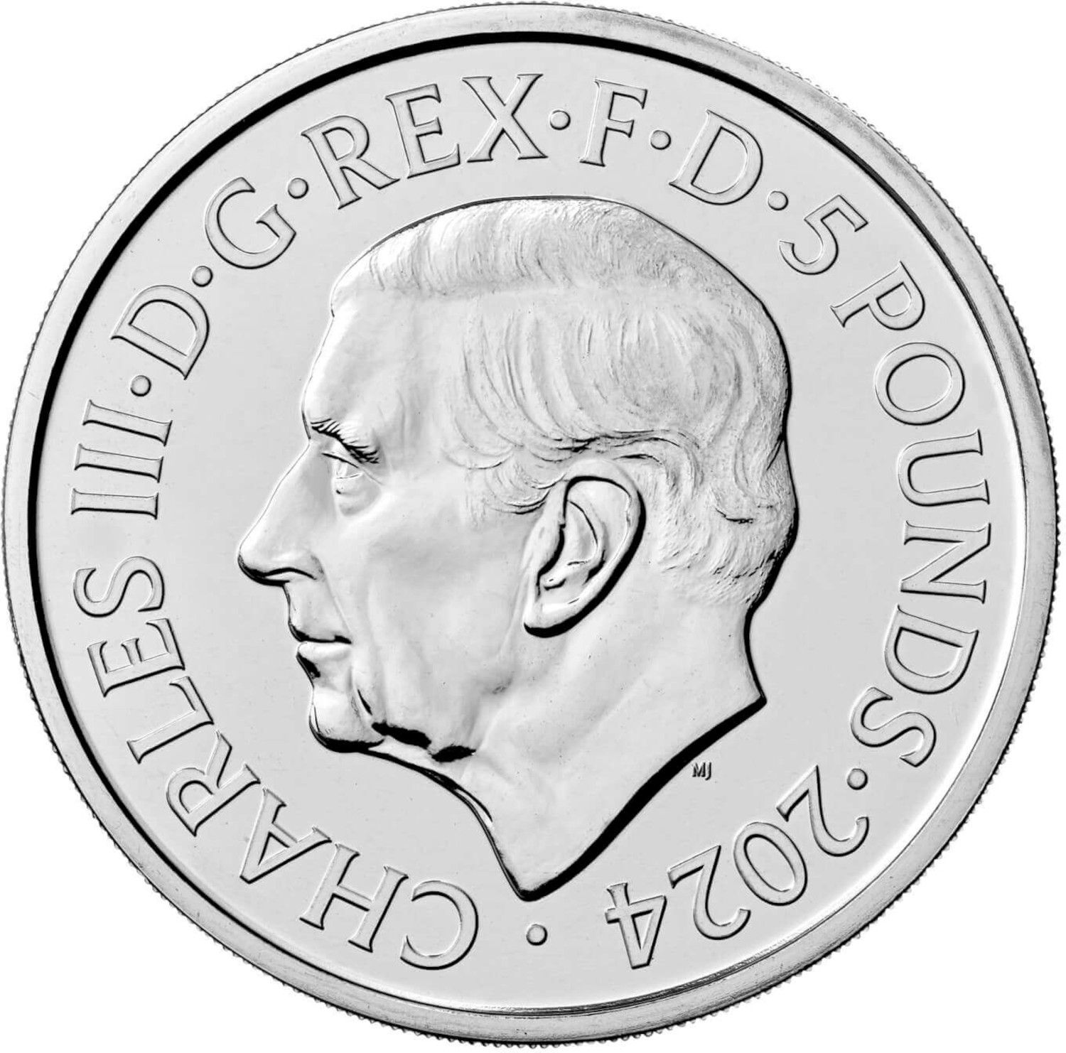5 Pounds - Charles III Robin Hood obverse