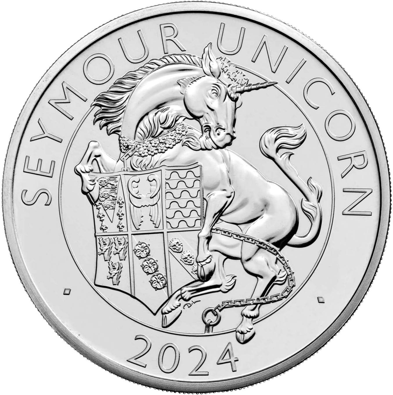 5 Pounds - Charles III Seymour Unicorn reverse
