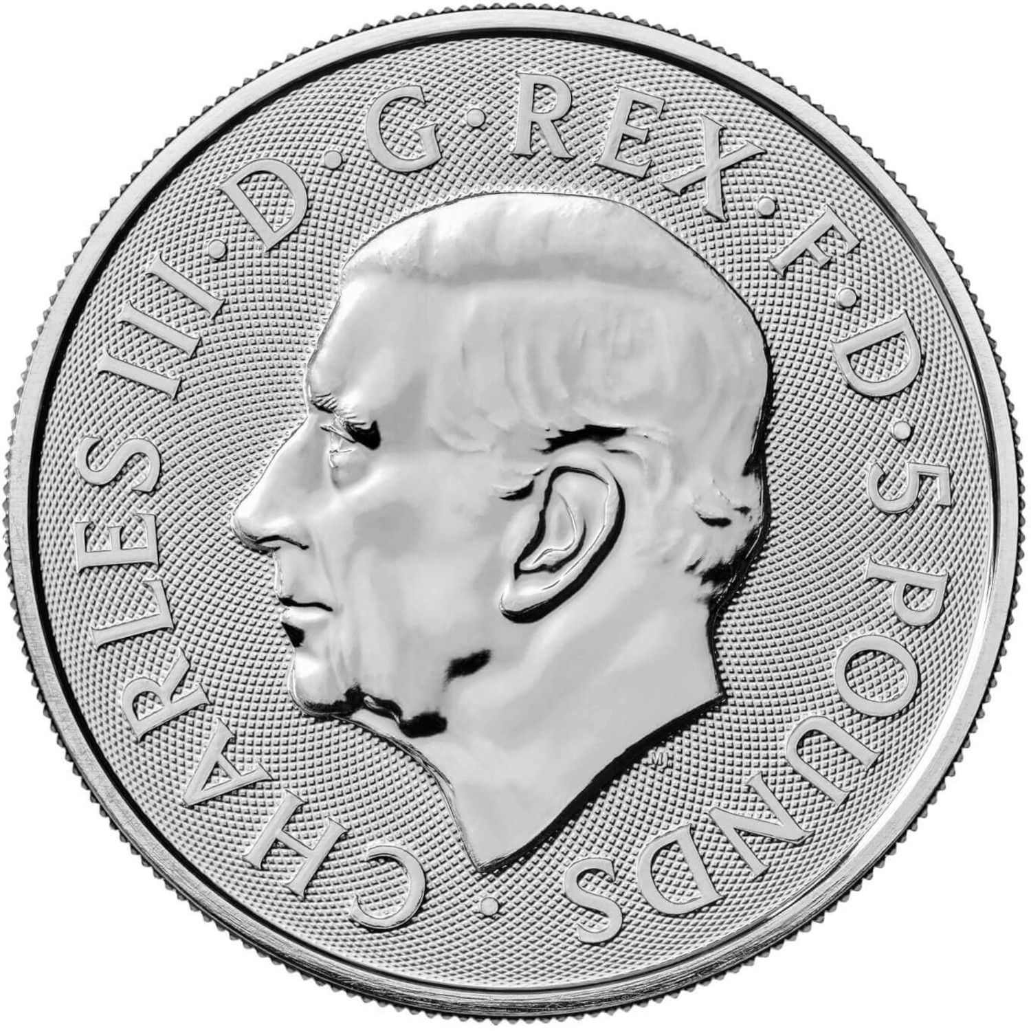 5 Pounds - Charles III Seymour Unicorn; 2oz Fine Silver obverse