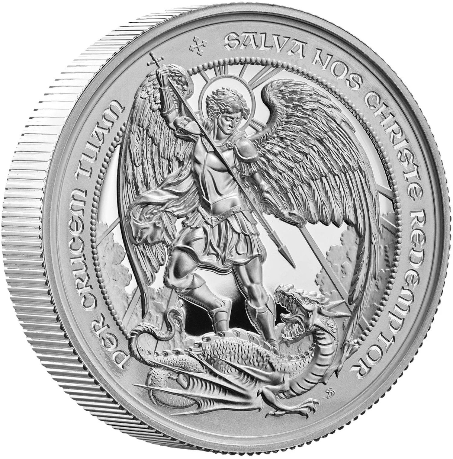 5 Pounds - Charles III The Angel; Silver Proof reverse