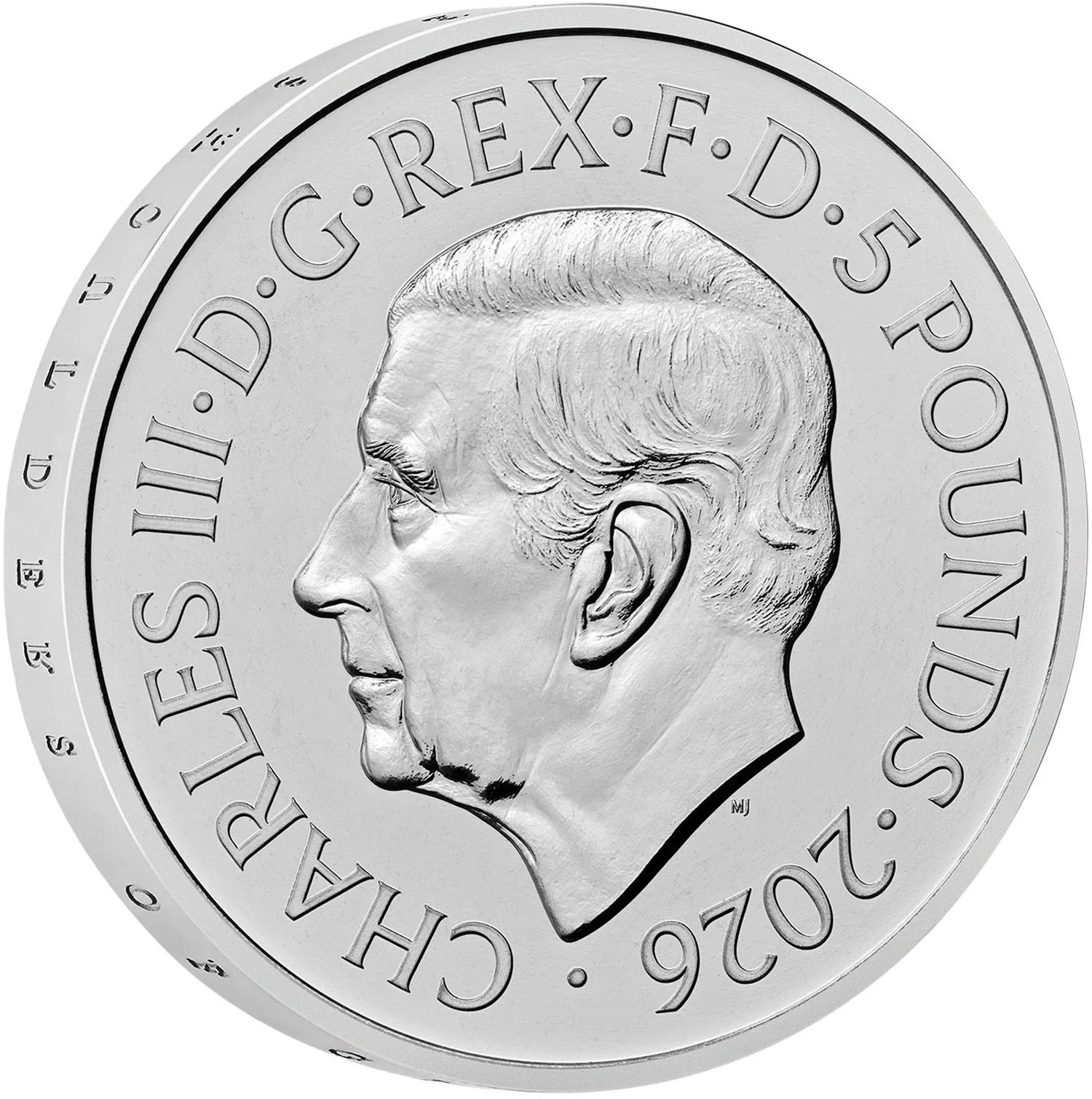 5 Pounds - Charles III The Penny Drops obverse