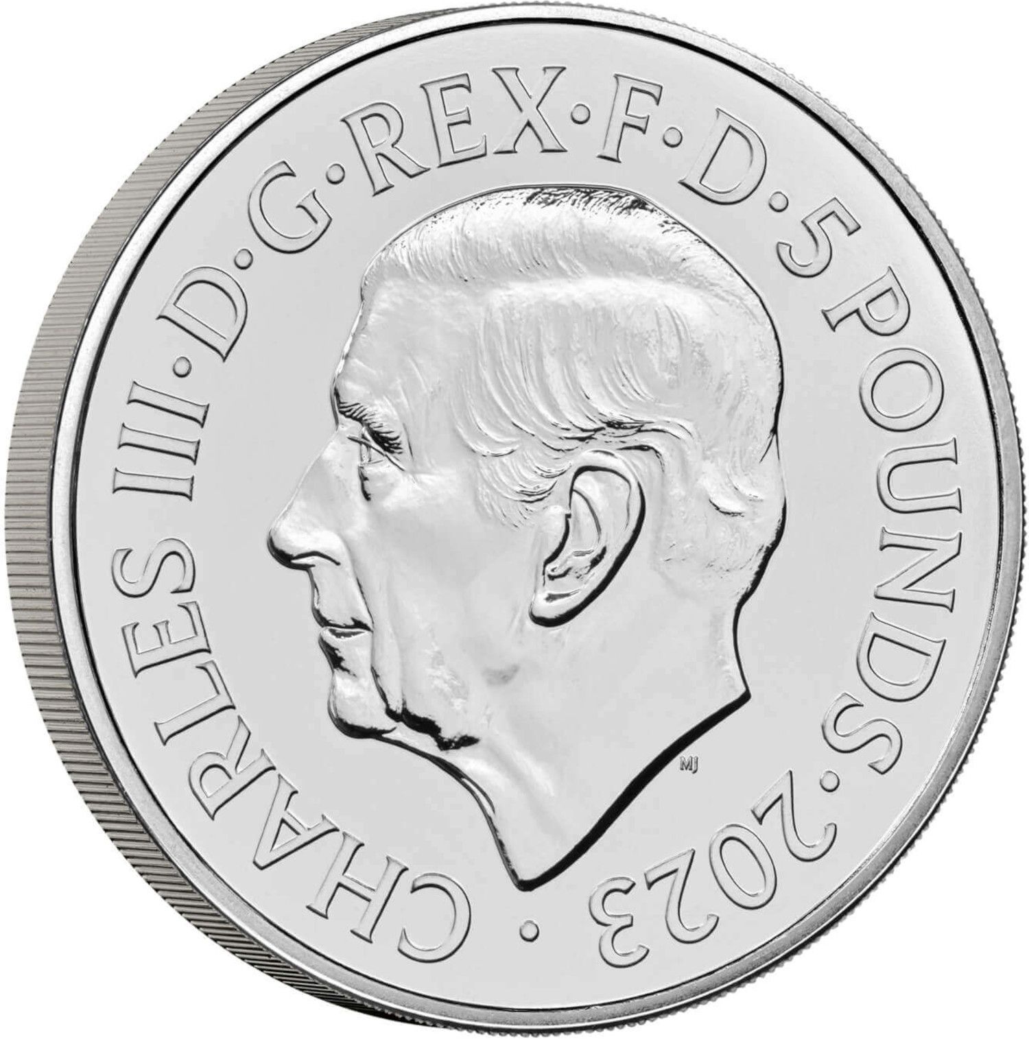 5 Pounds - Charles III The Police obverse