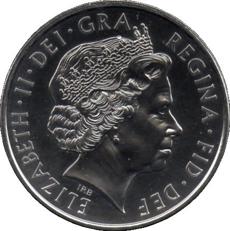 5 Pounds - Elizabeth II 4th portrait; Prince Philip 90th Birthday obverse