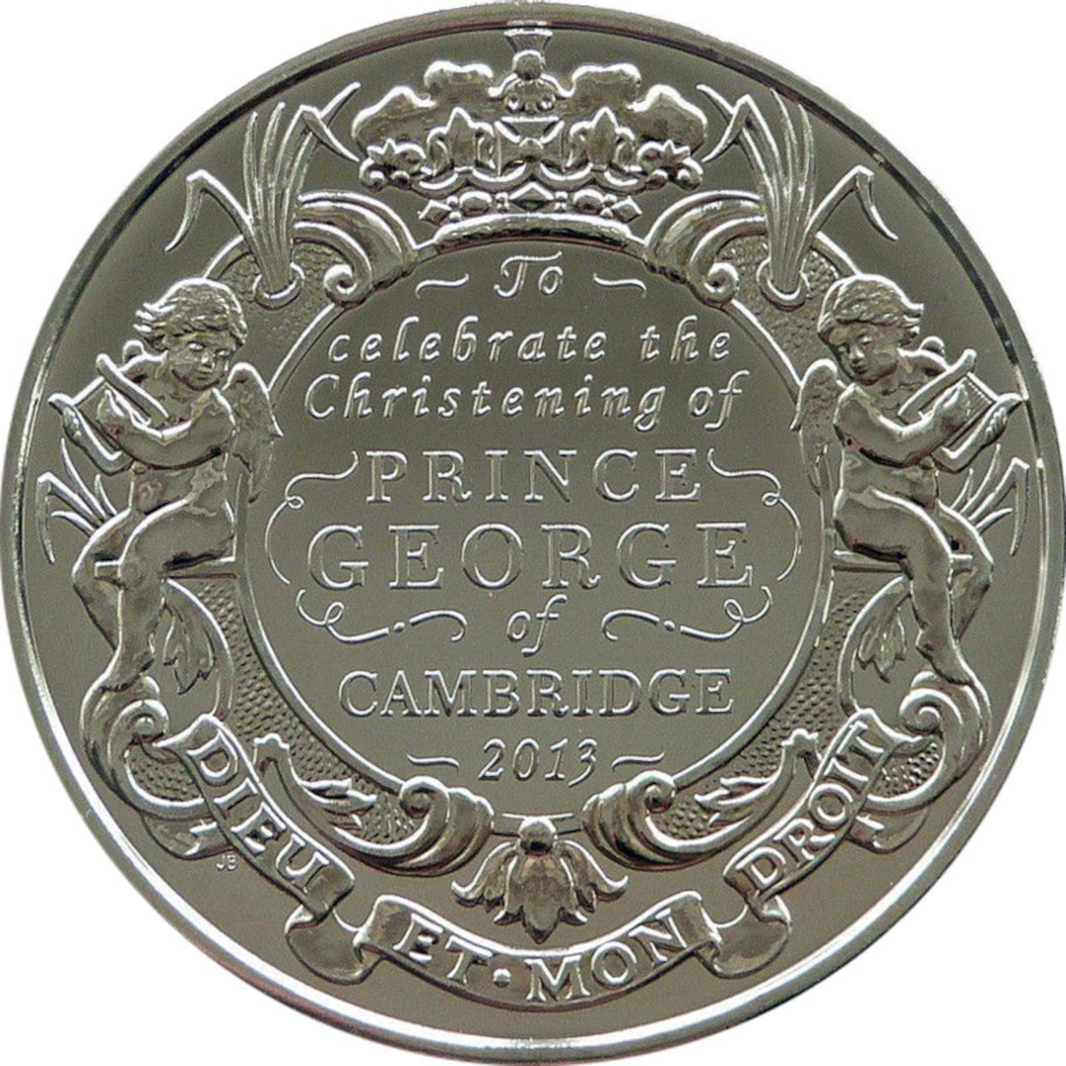 5 Pounds - Elizabeth II 4th portrait; Royal Christening