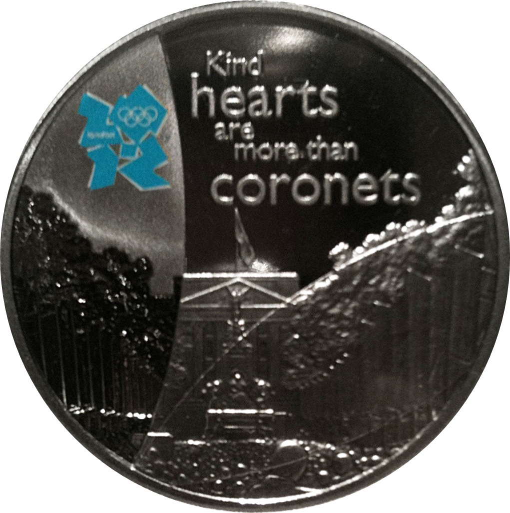 5 Pounds - Elizabeth II 4th portrait; The Mall