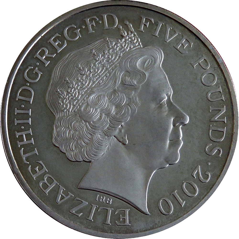 5 Pounds - Elizabeth II 4th portrait; Winston Churchill obverse