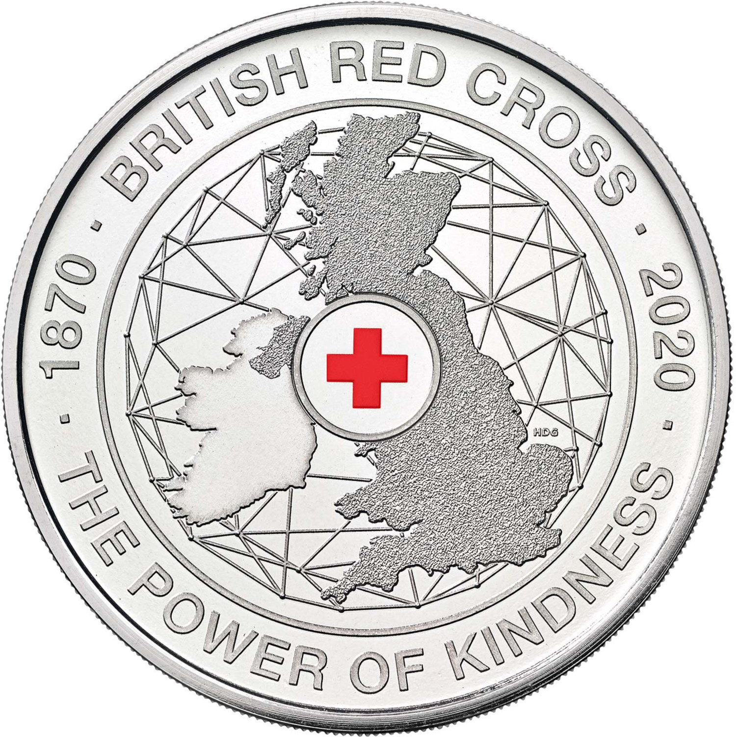 5 Pounds - Elizabeth II 5th Portrait; British Red Cross reverse