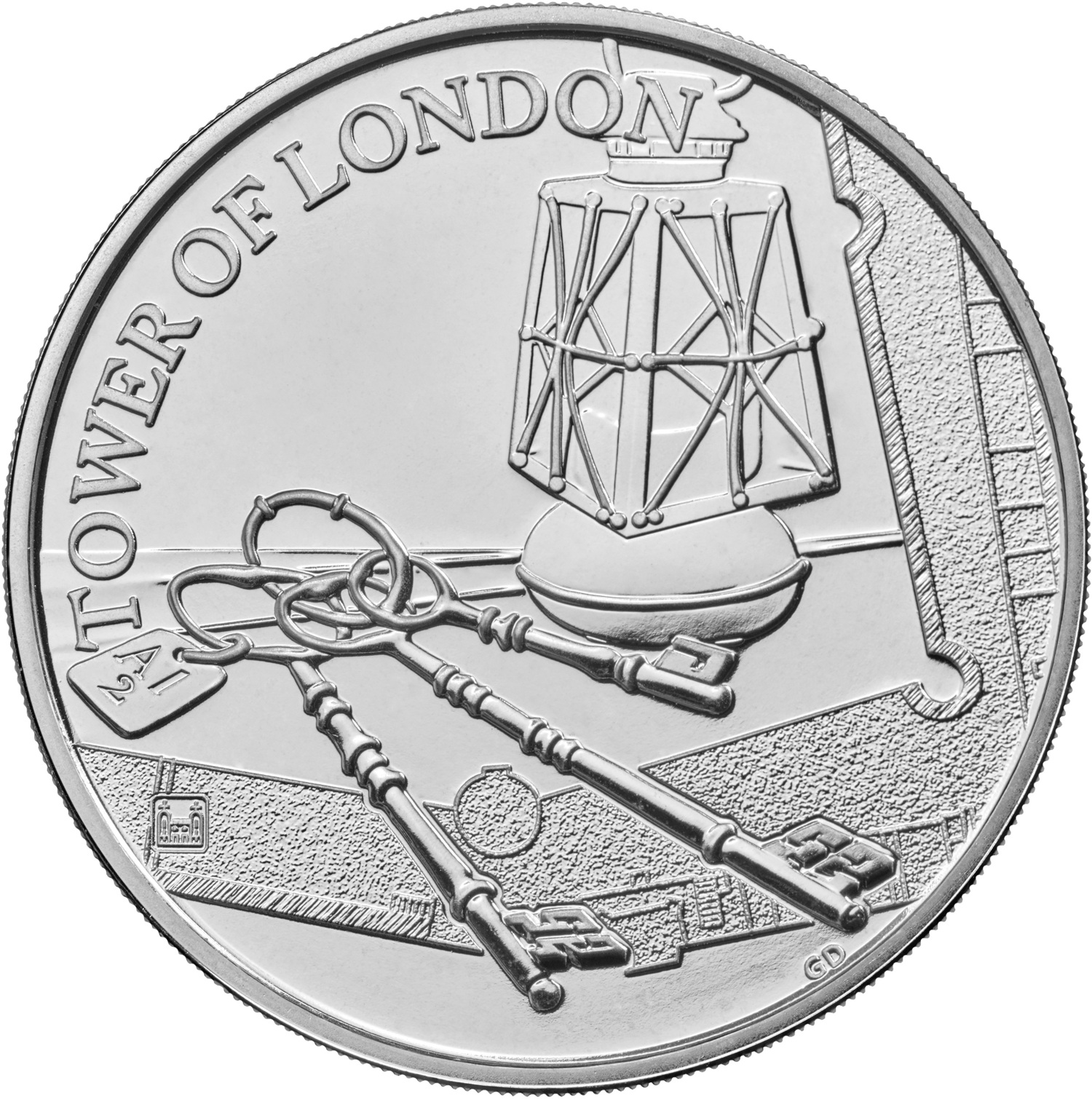 5 Pounds - Elizabeth II 5th portrait; Ceremony of the Keys reverse