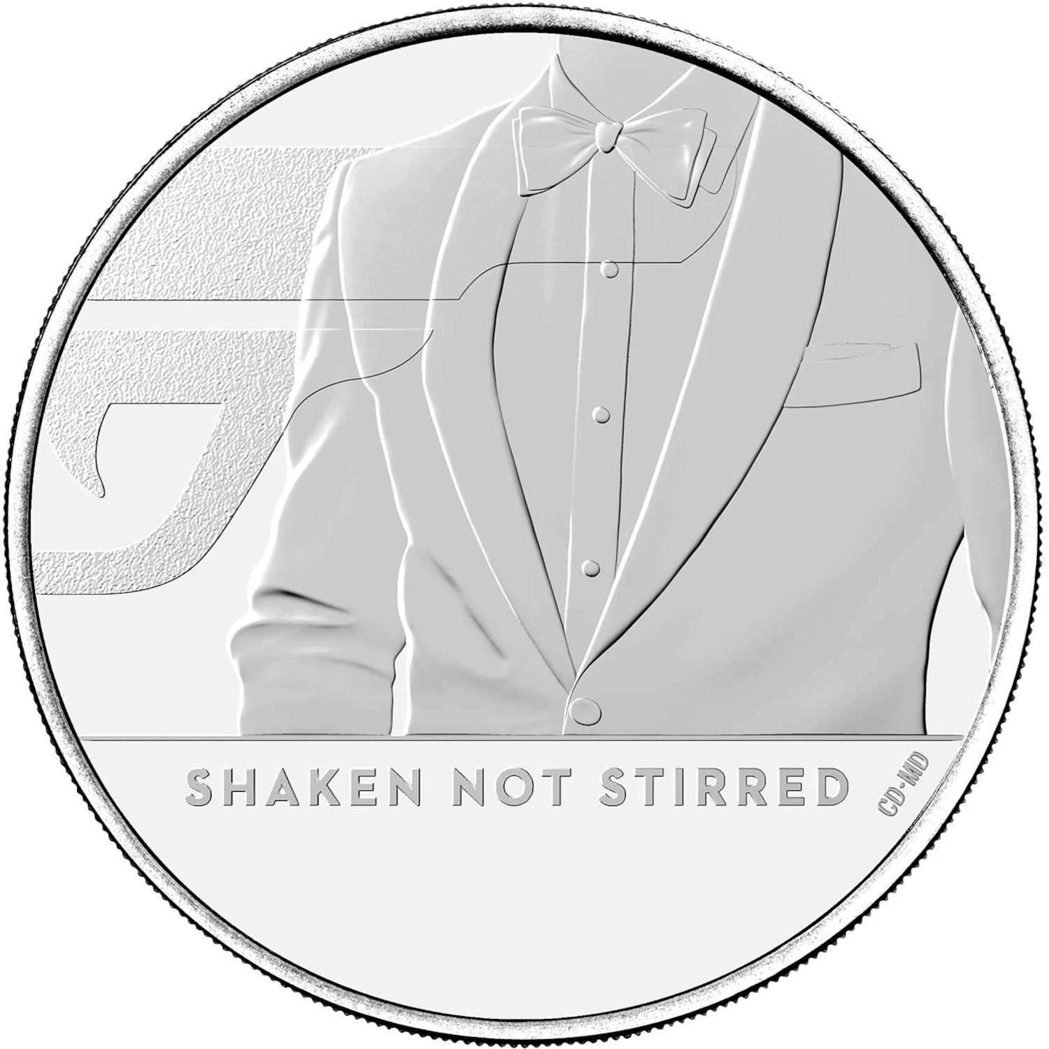 5 Pounds - Elizabeth II 5th portrait; James Bond - III reverse