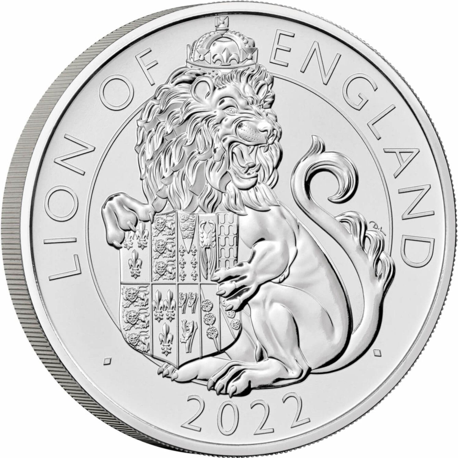 5 Pounds - Elizabeth II 5th portrait; Lion of England reverse