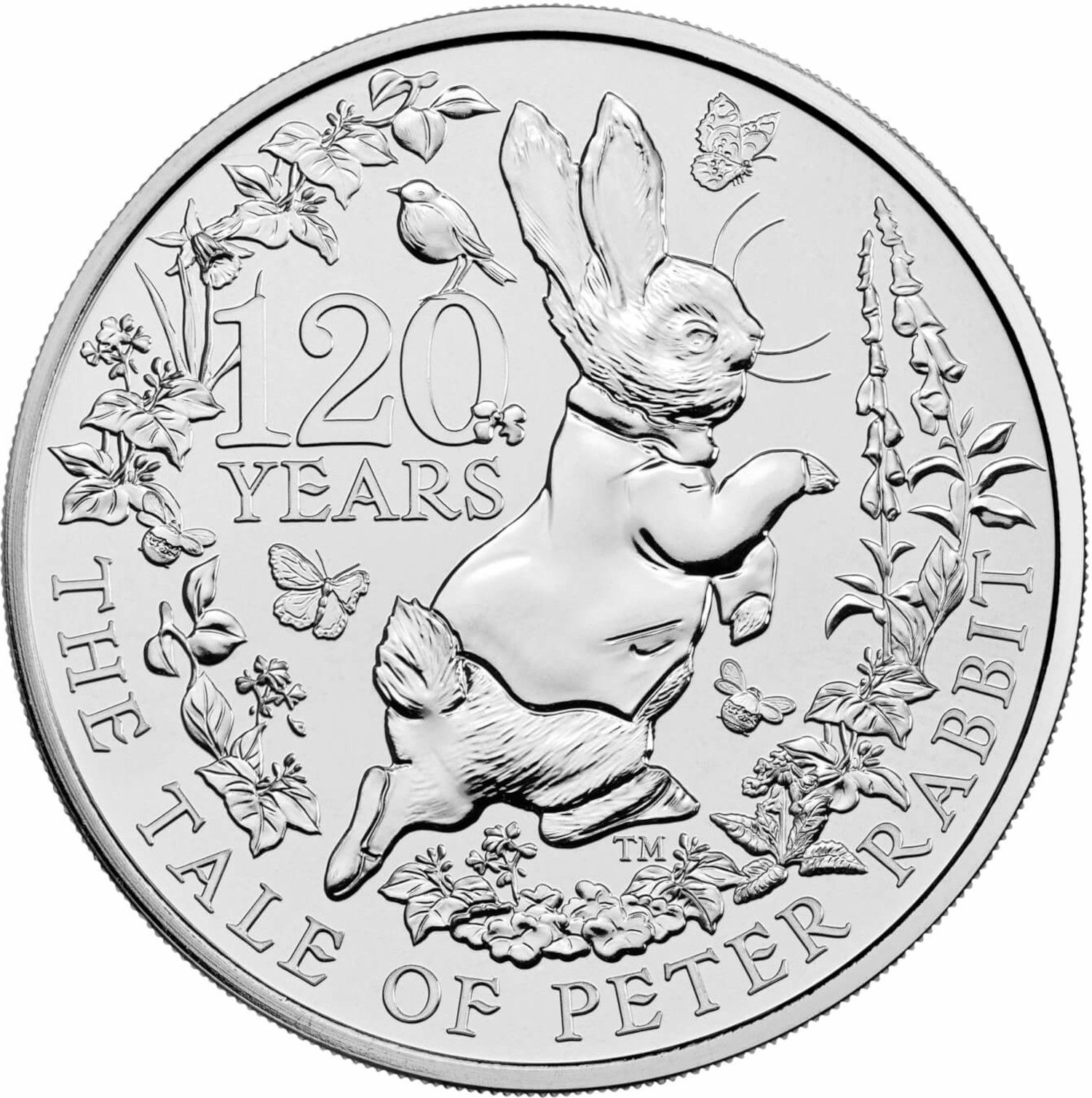 5 Pounds - Elizabeth II 5th portrait; Peter Rabbit reverse