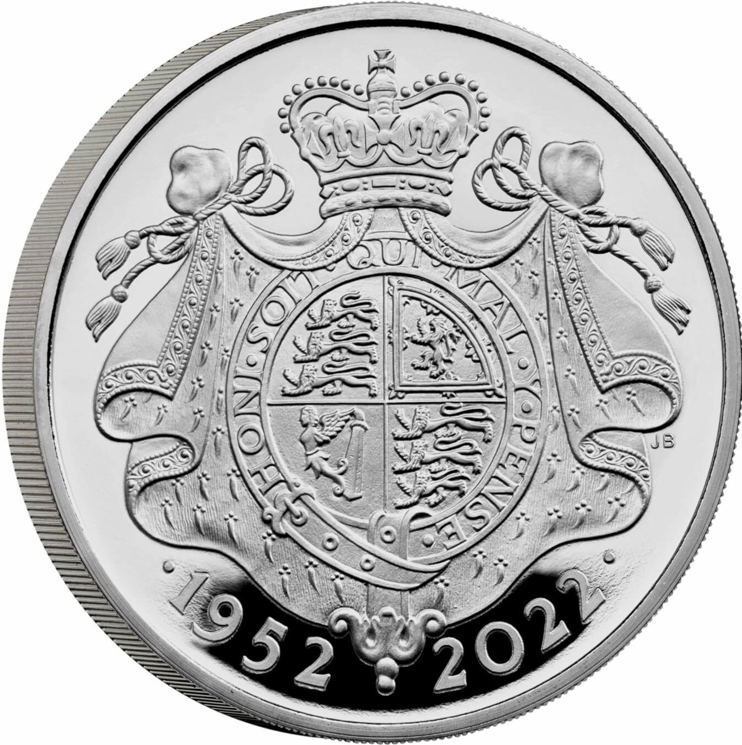 5 Pounds - Elizabeth II 5th portrait; Platinum Jubilee reverse