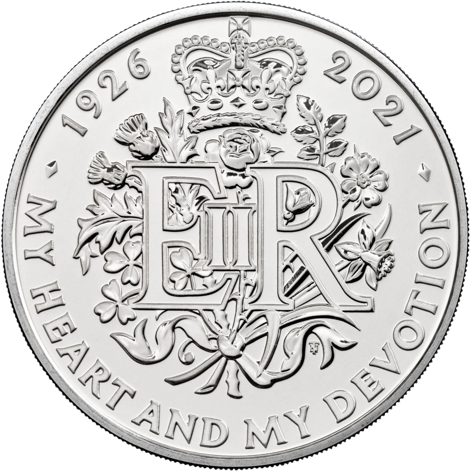 5 Pounds - Elizabeth II 5th portrait; Queen's 95th Birthday reverse