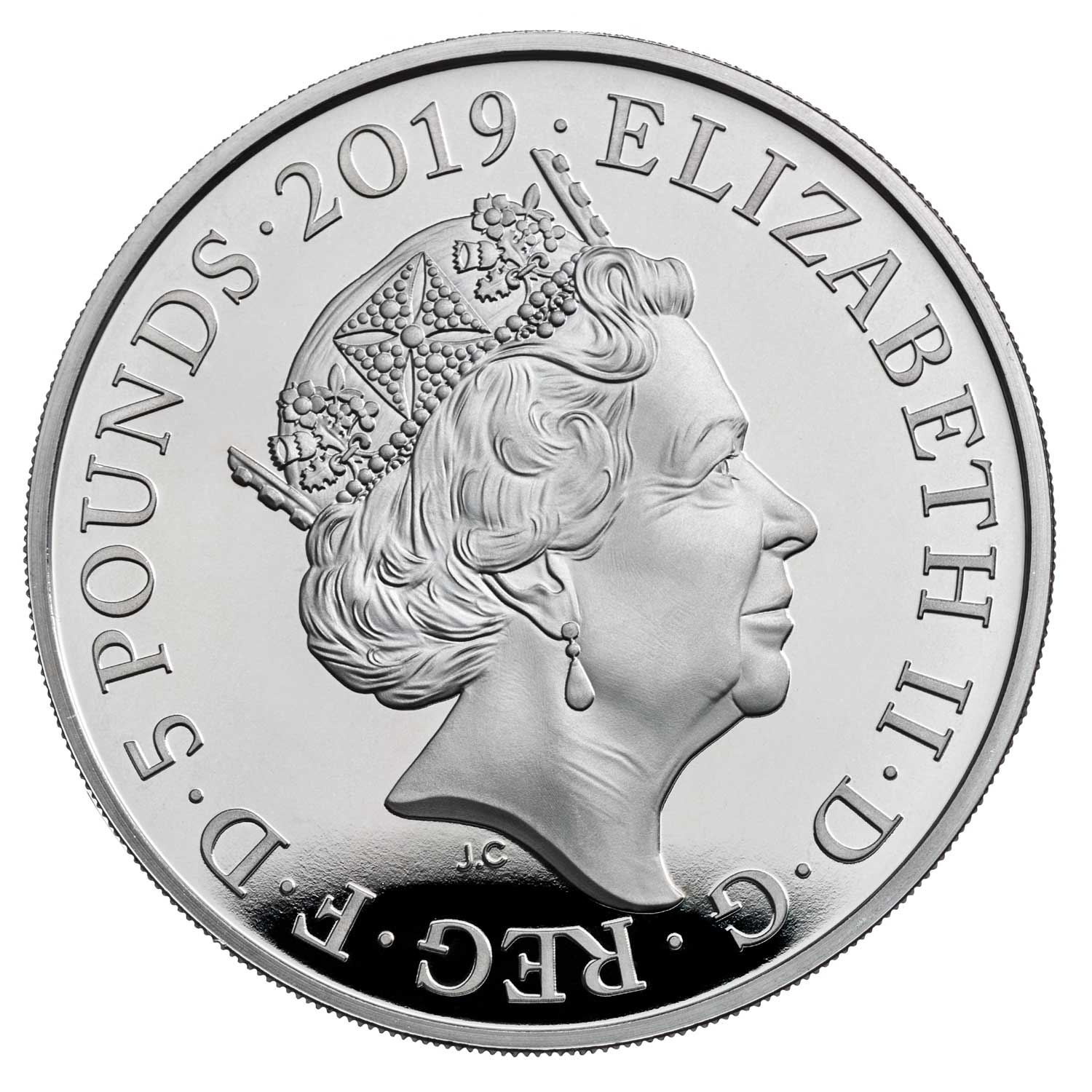 5 Pounds - Elizabeth II 5th Portrait; Queen Victoria obverse