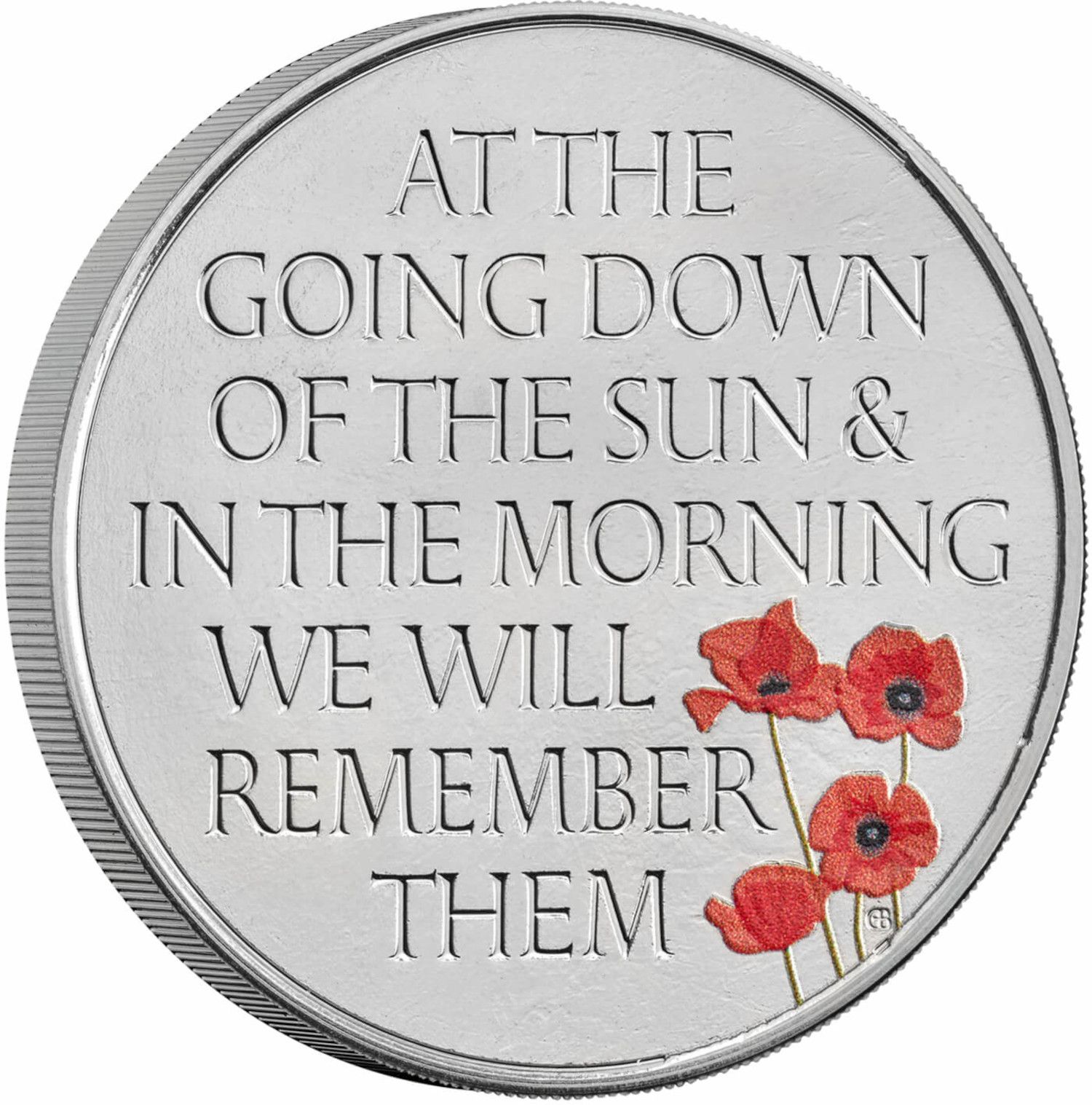 5 Pounds - Elizabeth II 5th portrait; Remembrance Day 2021 reverse
