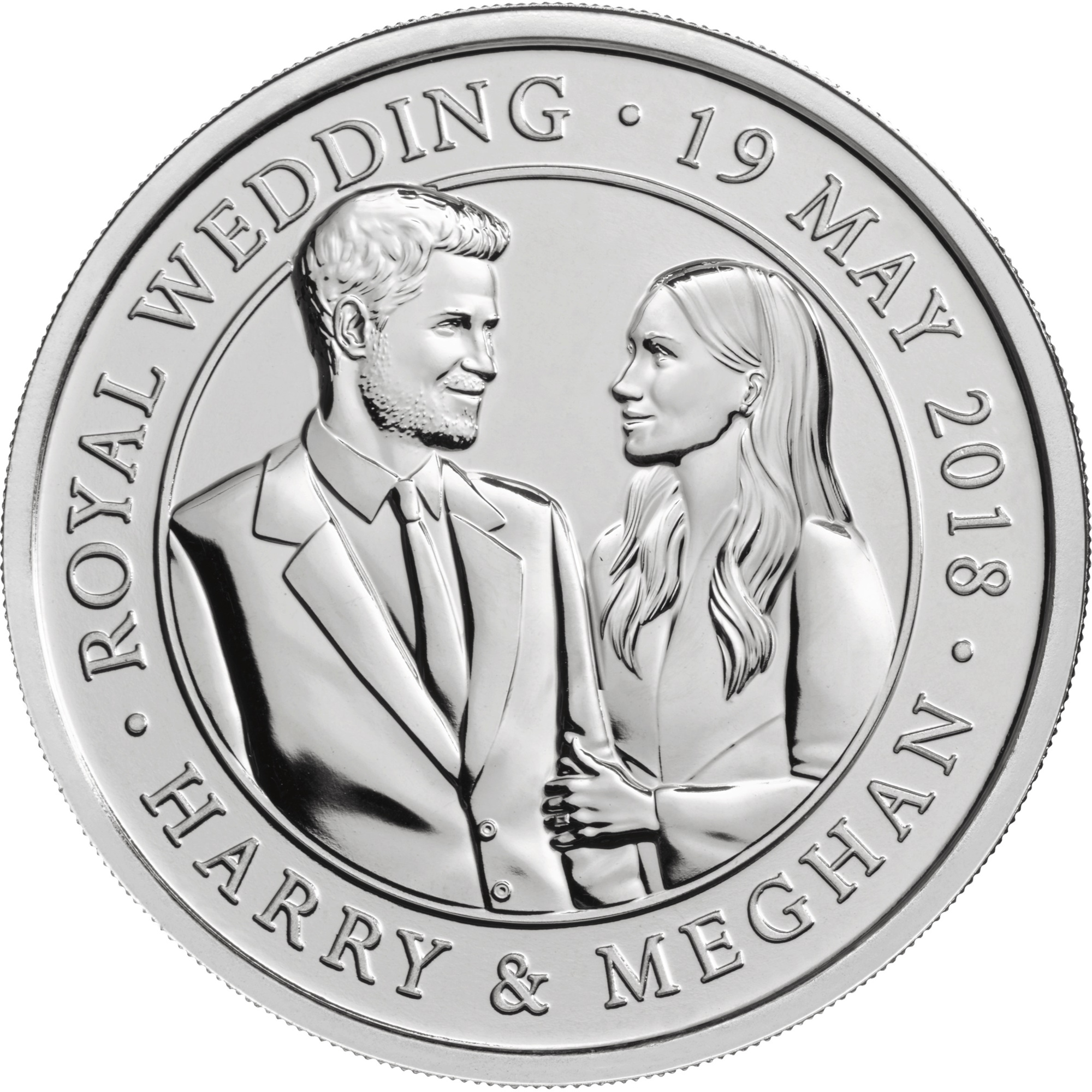 5 Pounds - Elizabeth II 5th portrait; Royal Wedding reverse