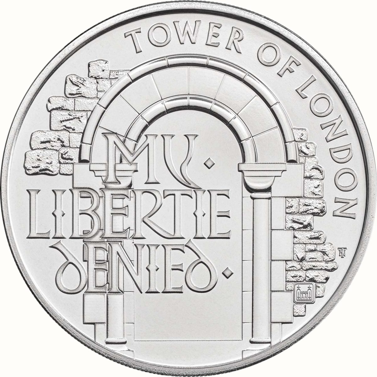 5 Pounds - Elizabeth II 5th portrait; The Infamous Prison reverse