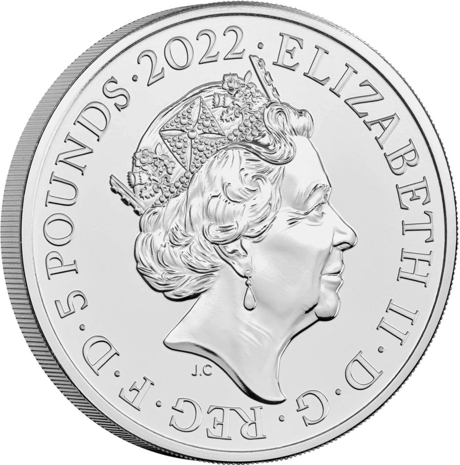 5 Pounds - Elizabeth II 5th portrait; Tutankhamun’s Tomb Centenary obverse