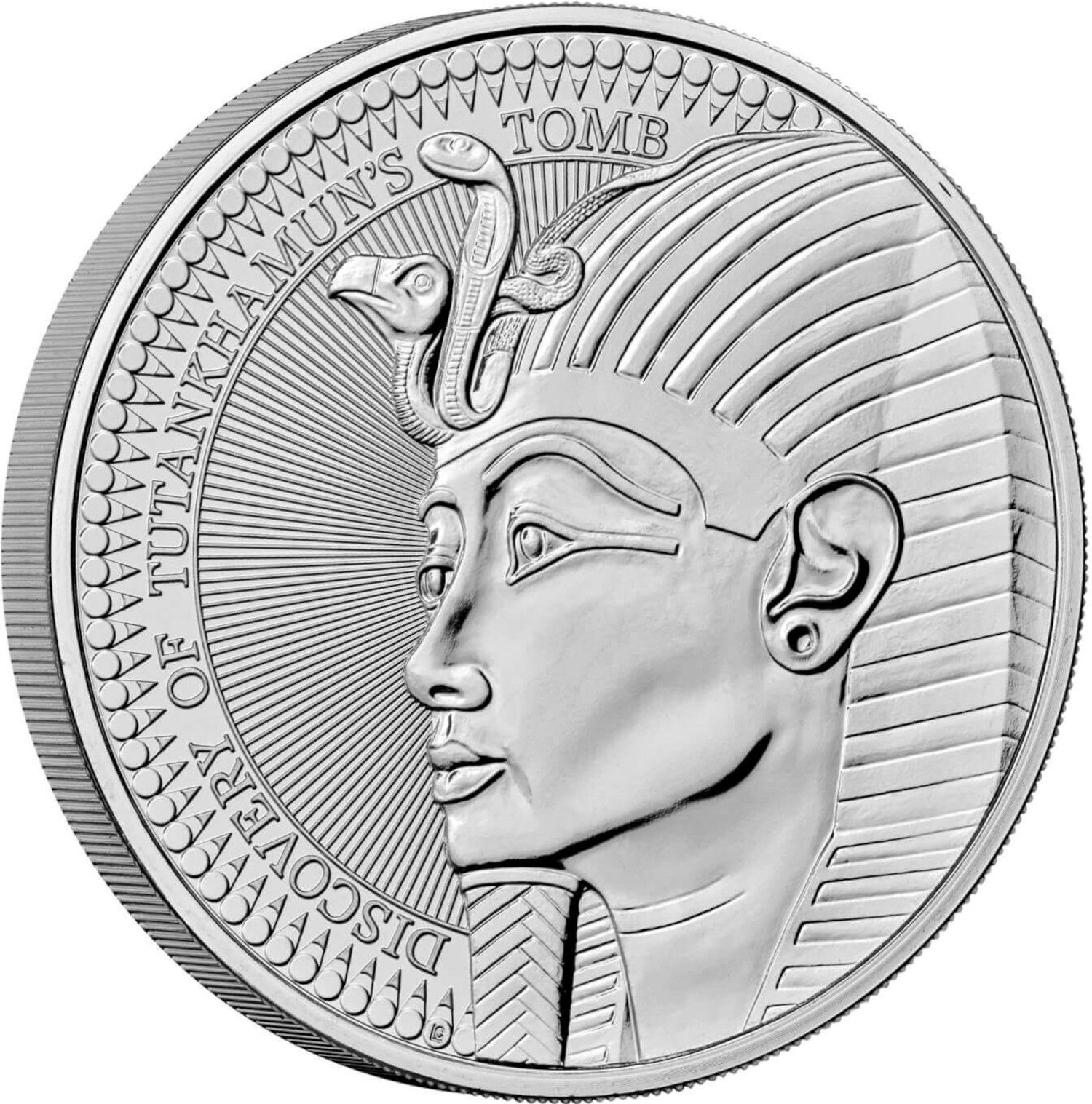 5 Pounds - Elizabeth II 5th portrait; Tutankhamun’s Tomb Centenary reverse