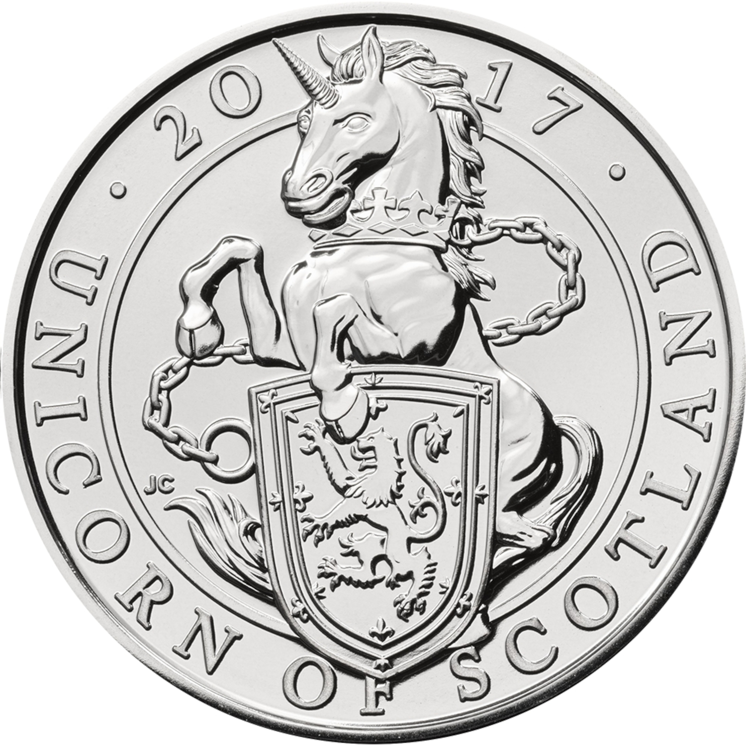 5 Pounds - Elizabeth II 5th Portrait; Unicorn of Scotland