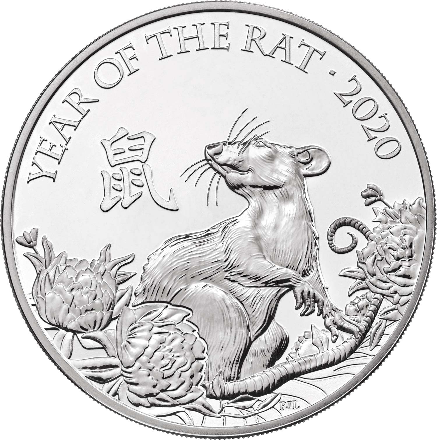 5 Pounds - Elizabeth II 5th portrait; Year of the Rat reverse