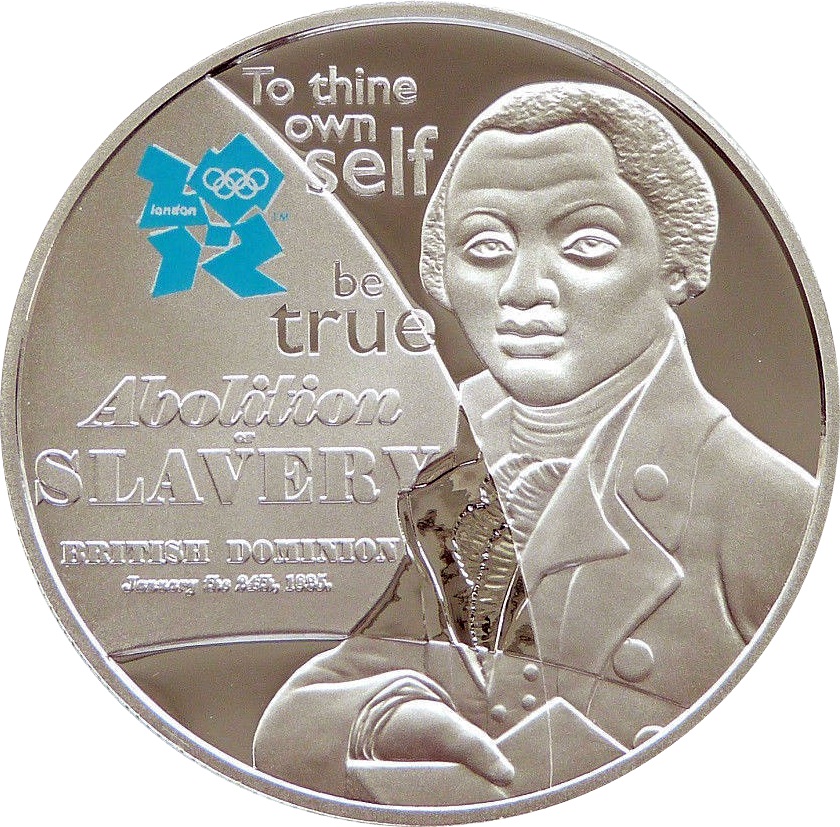 5 Pounds - Elizabeth II Abolition of Slavery; Silver Proof