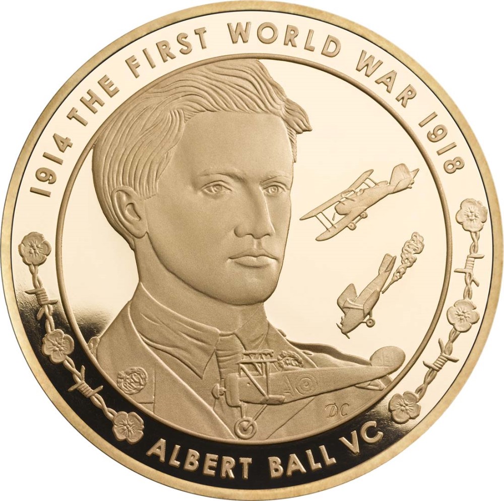 5 Pounds - Elizabeth II Albert Ball; Gold Proof