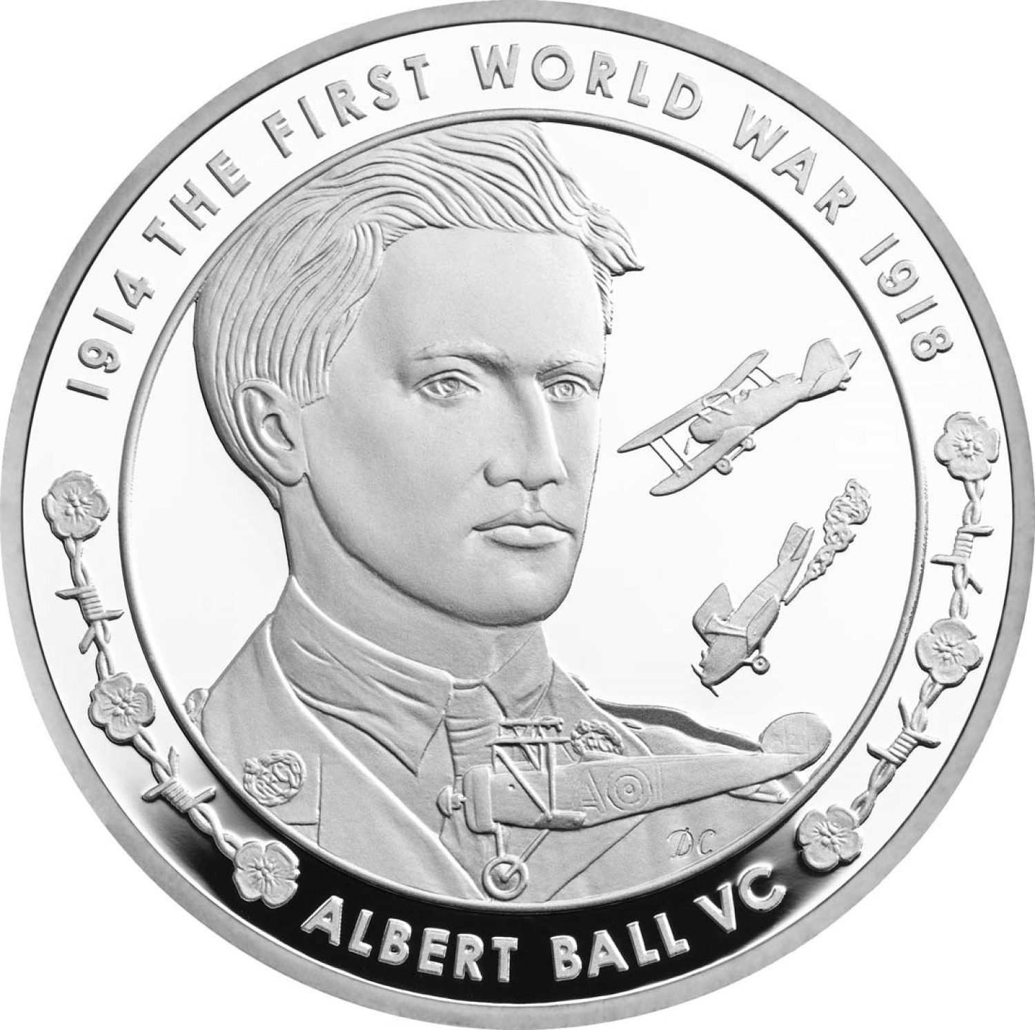 5 Pounds - Elizabeth II Albert Ball; Silver Proof