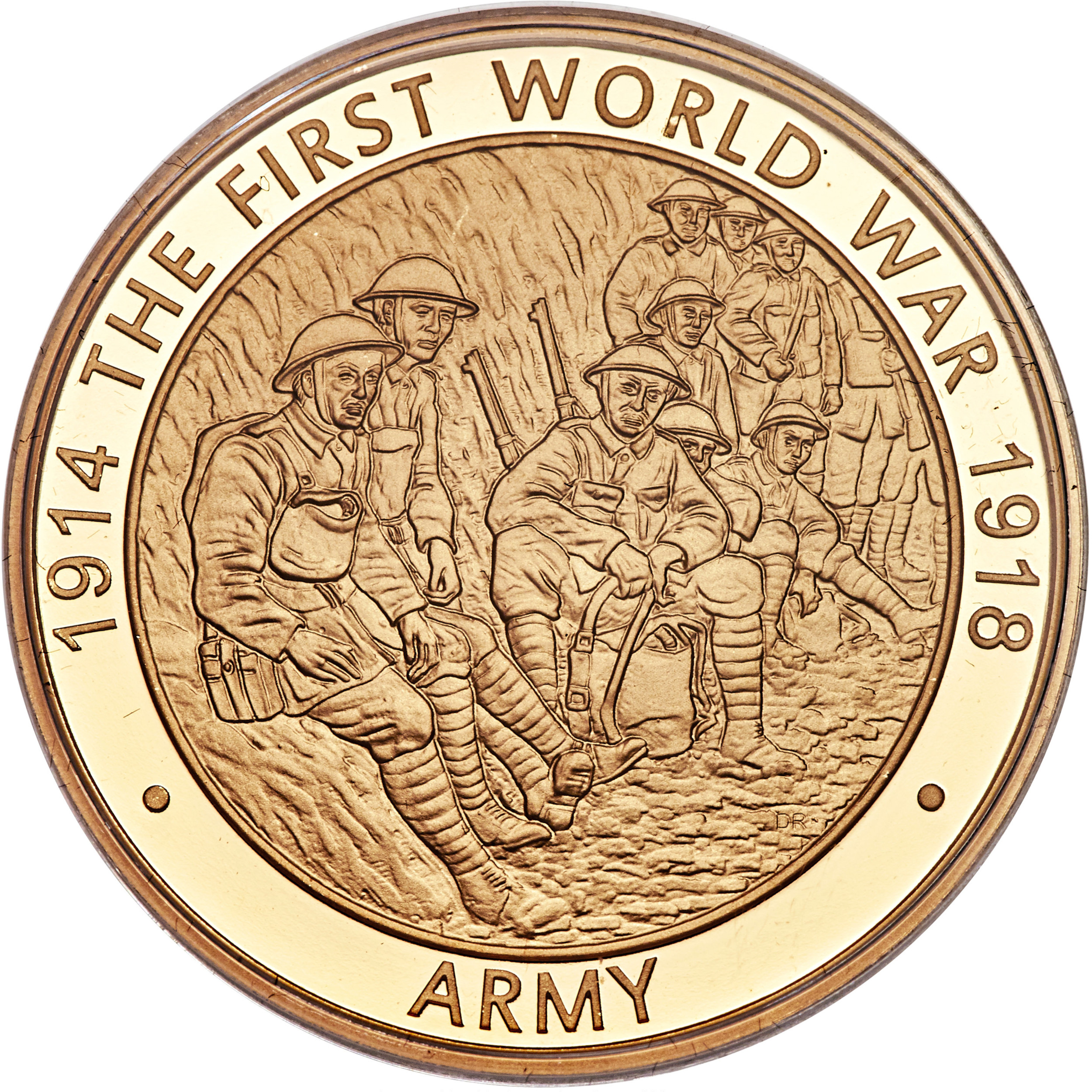 5 Pounds - Elizabeth II Army; Gold Proof