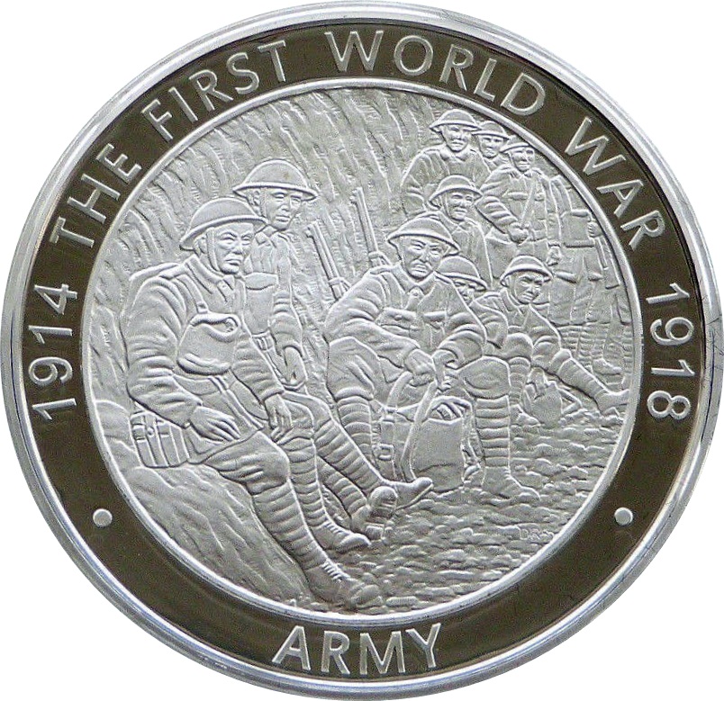 5 Pounds - Elizabeth II Army; Silver Proof