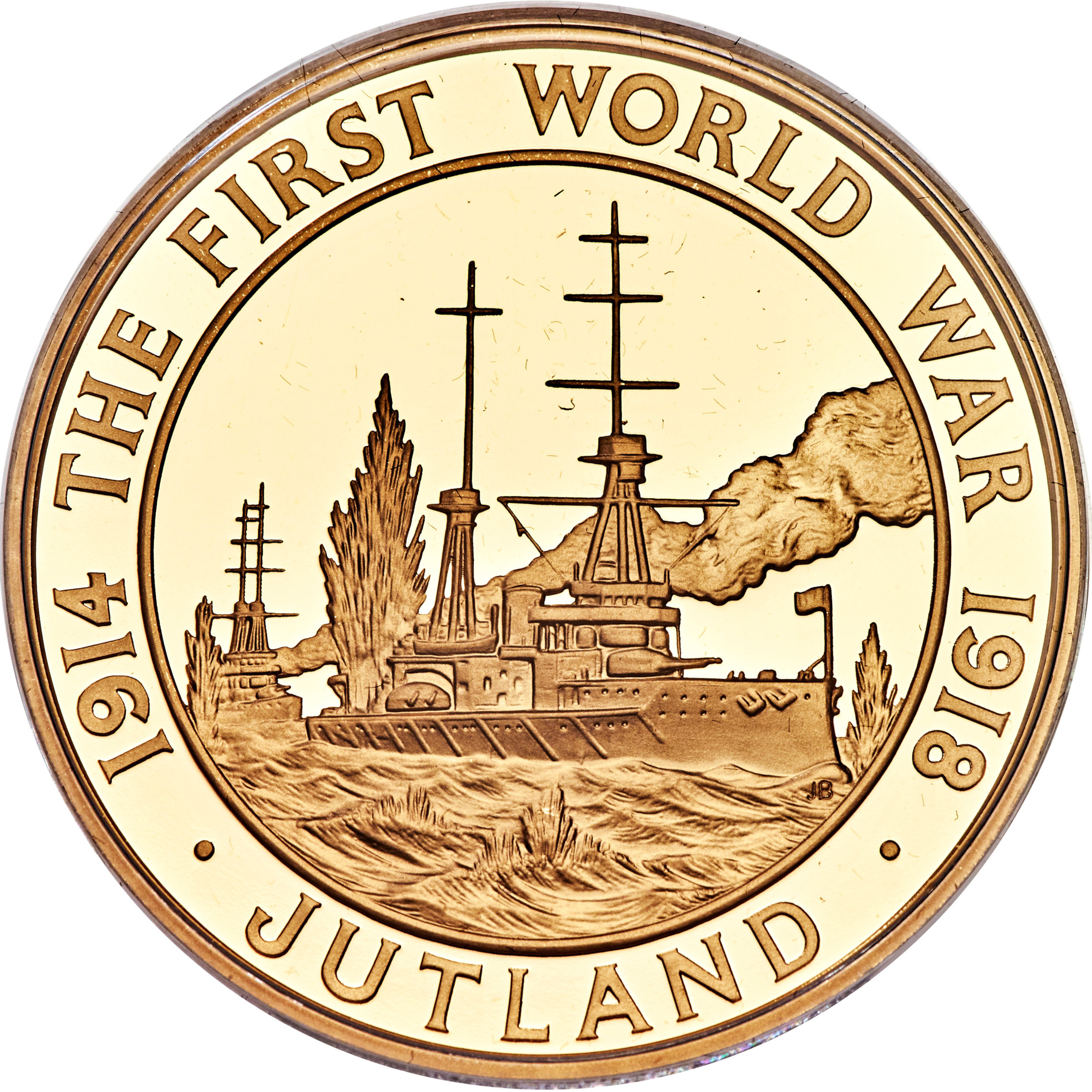 5 Pounds - Elizabeth II Battle of Jutland; Gold Proof