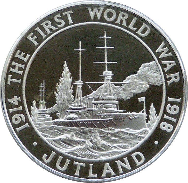5 Pounds - Elizabeth II Battle of Jutland; Silver Proof