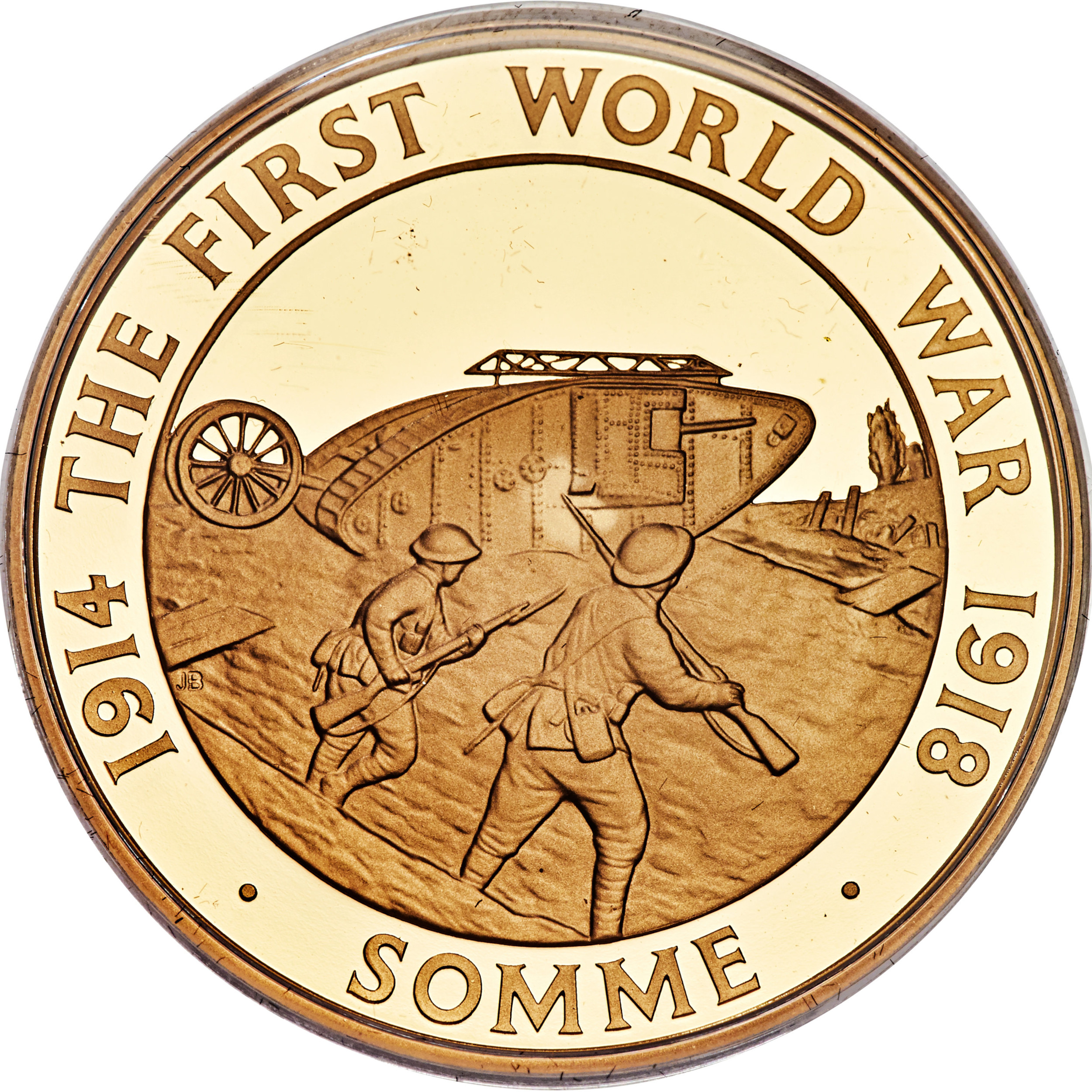5 Pounds - Elizabeth II Battle of the Somme; Gold Proof