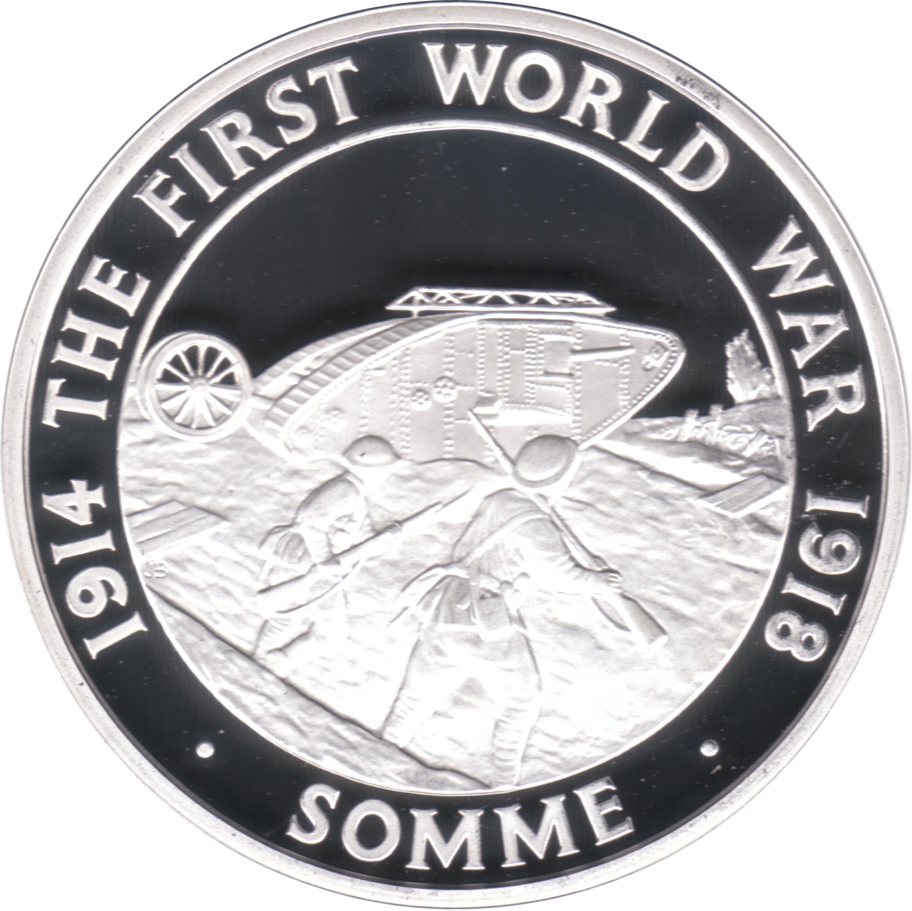 5 Pounds - Elizabeth II Battle of the Somme; Silver Proof