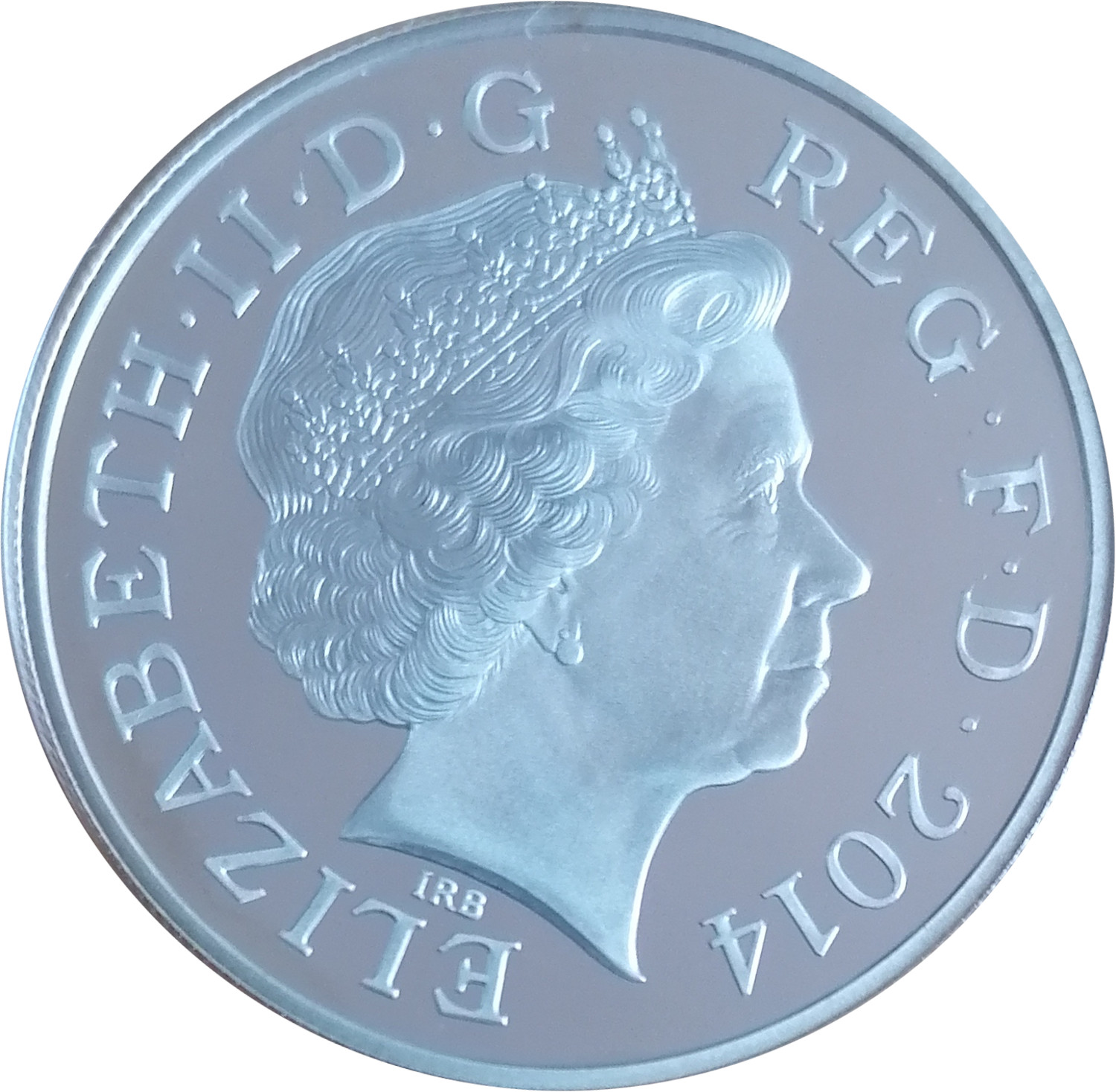 5 Pounds - Elizabeth II Big Ben; Silver Proof obverse