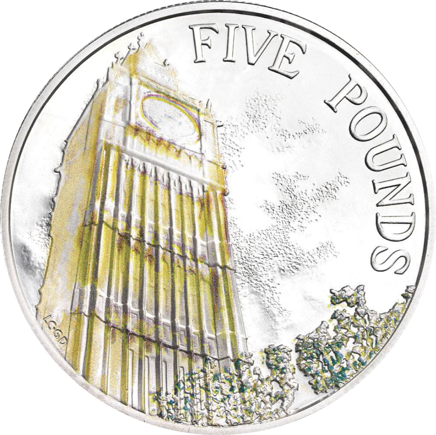 5 Pounds - Elizabeth II Big Ben; Silver Proof