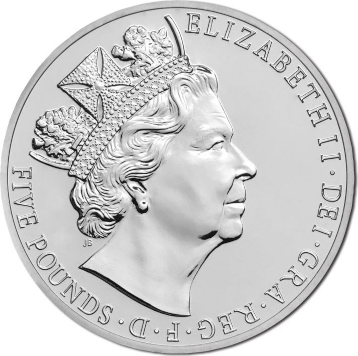 5 Pounds - Elizabeth II Butler effigy; Longest Reign obverse